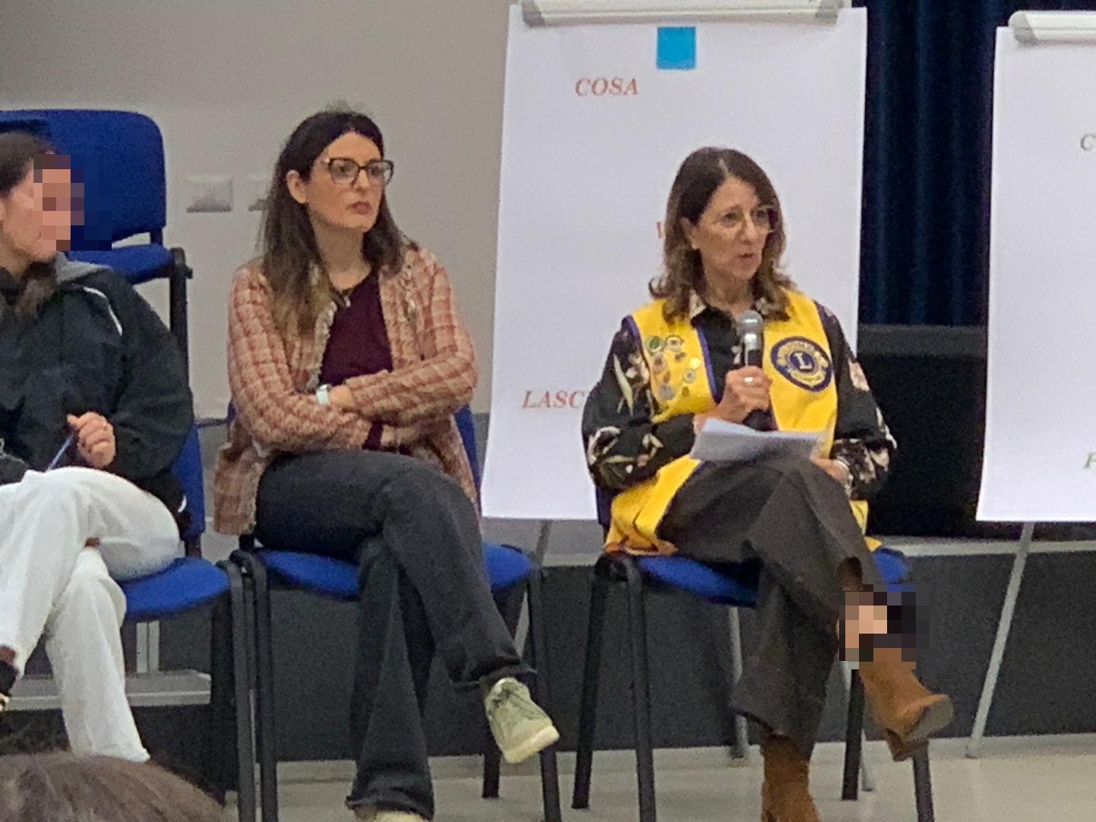 Un momento del service “Emozioni in circolo” all’Istituto Denora–Lorusso di Altamura, 21 ottobre 2026.