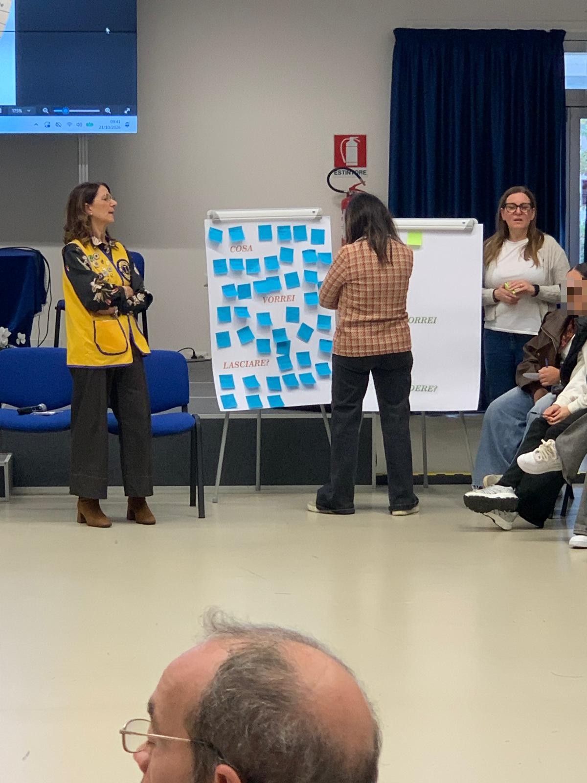 Un momento del service “Emozioni in circolo” all’Istituto Denora–Lorusso di Altamura, 21 ottobre 2026.